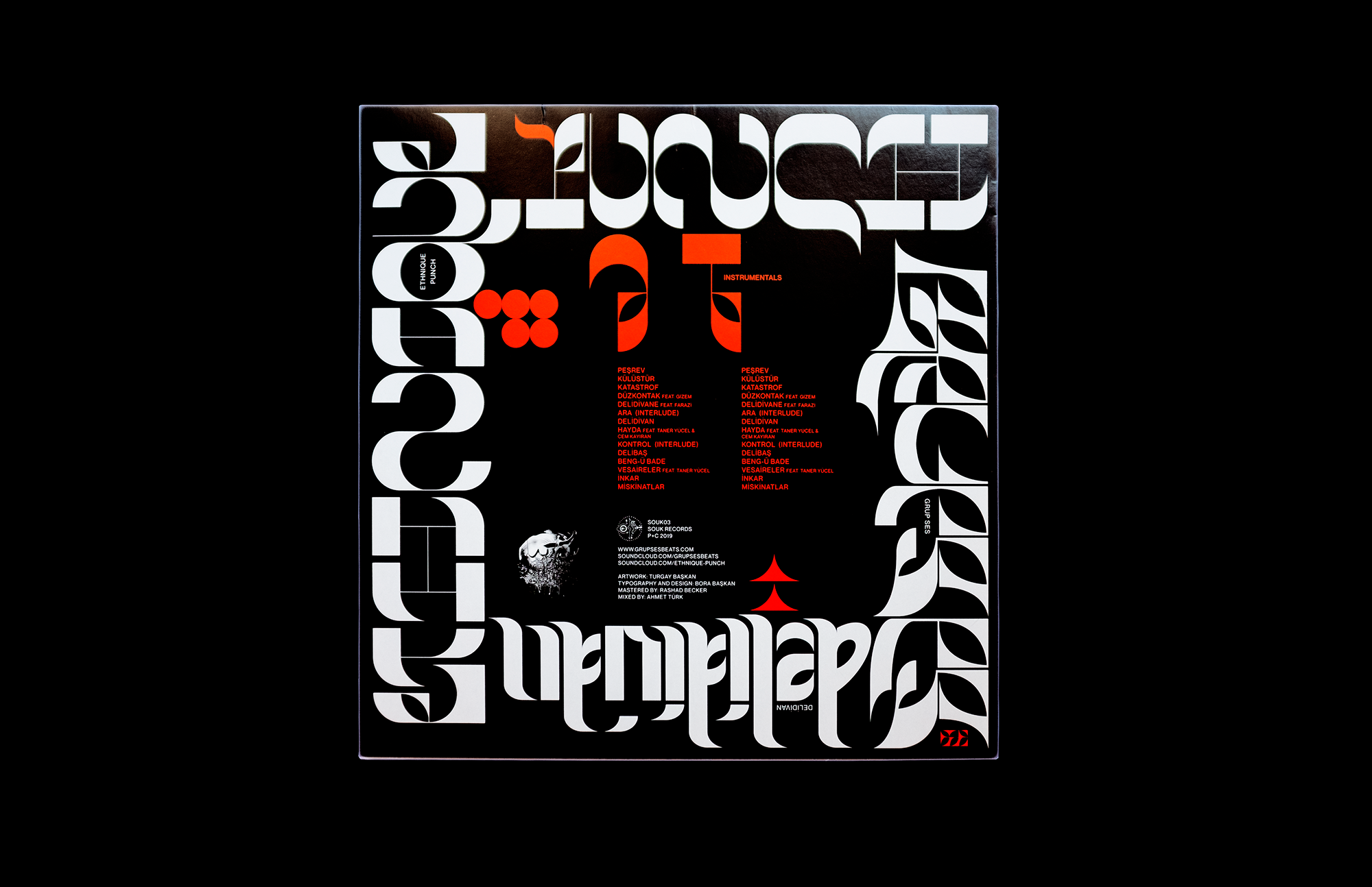 title:GRUP SES & ETHNIQUE PUNCH — DELI DIVAN [12” LP] description:Album cover design. year:2019