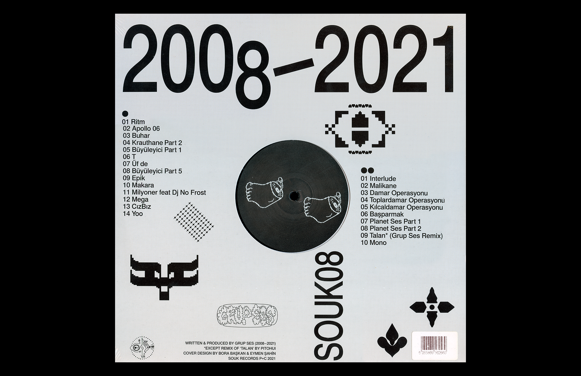 title:GRUP SES — BEATS FROM  THE VAULTS [12” LP]  description:Album cover design. year:2021